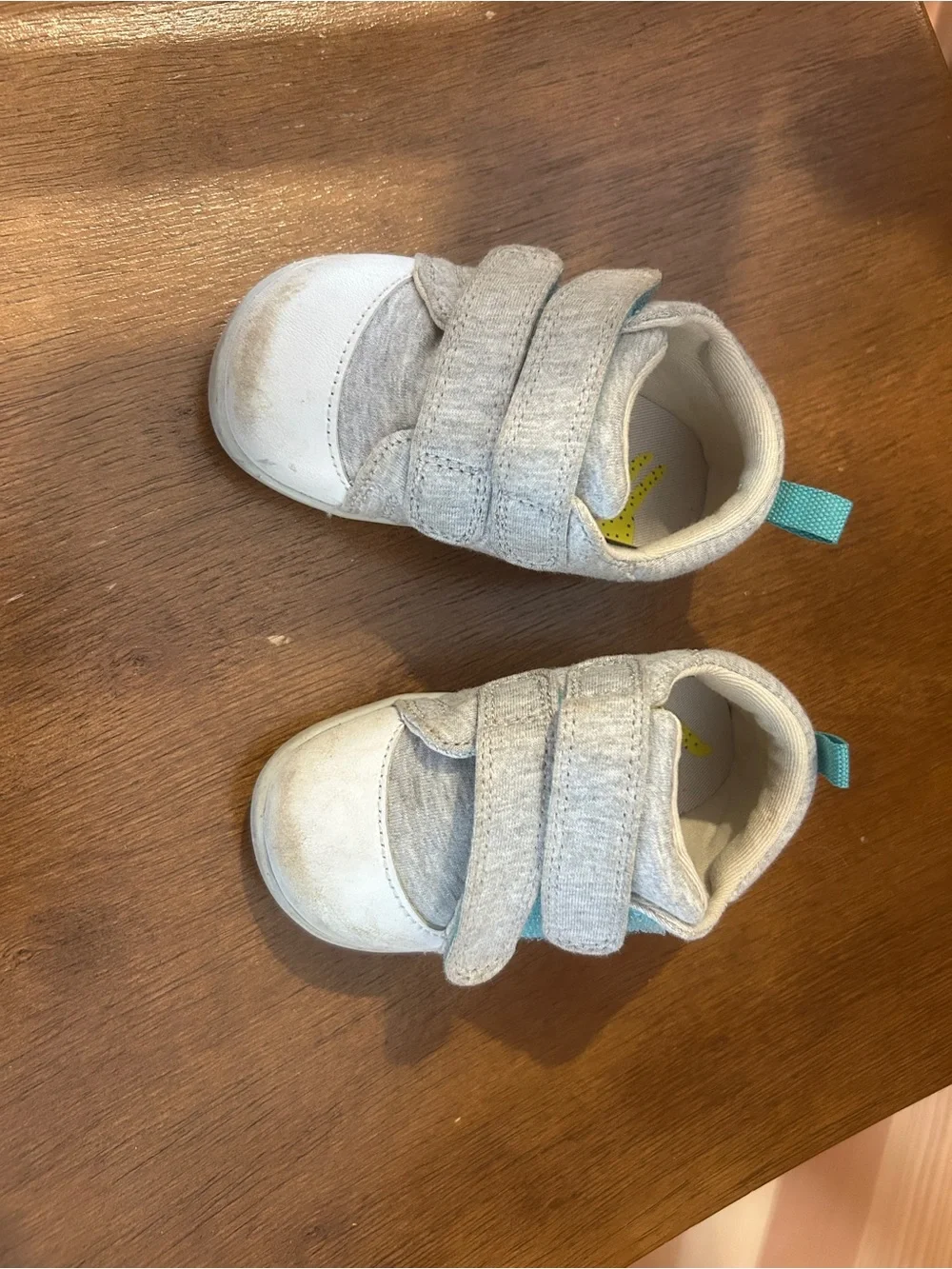 Ten little first walkers toddler sneakers shoes gray 5.5